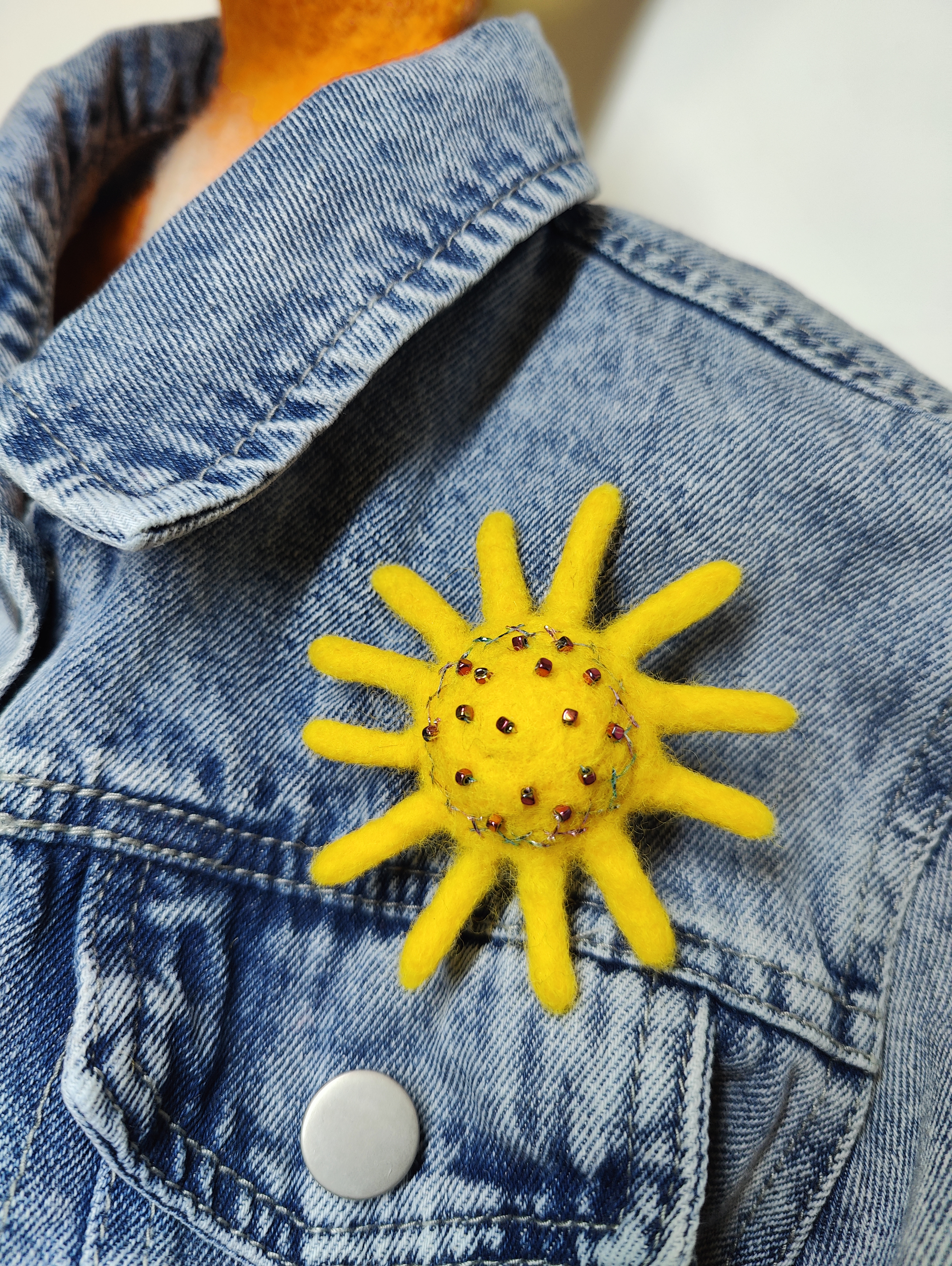 Брошка "Слънце" – thumbnail 2